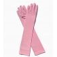 Milk silk stretch gloves holiday party collective performance bar dance dress up gloves cross-border 45 cm long