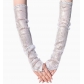 Hook finger sequin reflective gloves 1920s retro ball Gatsby costume long Latin dance gloves
