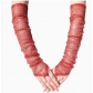 Hook finger sequin reflective gloves 1920s retro ball Gatsby costume long Latin dance gloves