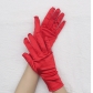 Short elastic satin gloves satin ball performance dress gloves etiquette reception jewelry gloves