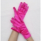 Short elastic satin gloves satin ball performance dress gloves etiquette reception jewelry gloves