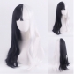 cos wig 101 loyal dogs Cruella de Vil Cruella black and white witch color matching short curly hair