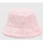Hot sale pure color simple imitation rabbit fur fisherman hat autumn and winter outdoor warm plush bucket hat