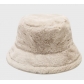Hot sale pure color simple imitation rabbit fur fisherman hat autumn and winter outdoor warm plush bucket hat
