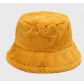 Hot sale pure color simple imitation rabbit fur fisherman hat autumn and winter outdoor warm plush bucket hat