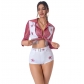 M-XL football baby sexy cheerleading uniforms cheerleading uniforms Halloween costumes