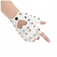 Model performance half-finger female rivet PUcosplay catwalk fashion punk Pili T stage singing nightclub gloves