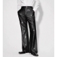 2025 European and American sequined plaid pants new evening performance casual pants mid-waist performance dress bottoms