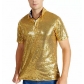 Men's T-shirt Vintage Disco Polo Men's Shirt 70s Carnival Costume Burning Man T-shirt