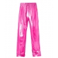 European size metal shiny stage performance party casual trousers teenagers personality fashion performance team trousers