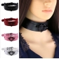 Jewelry European and American simple style PU leather bondage collar street dance nightclub sexy black love necklace neck collar
