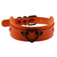 Jewelry European and American simple style PU leather bondage collar street dance nightclub sexy black love necklace neck collar