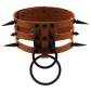 European and American Harajuku style rivet spike bondage collar collar personality exaggerated ring ring clavicle neck collar necklace