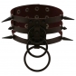 European and American Harajuku style rivet spike bondage collar collar personality exaggerated ring ring clavicle neck collar necklace