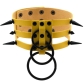 European and American Harajuku style rivet spike bondage collar collar personality exaggerated ring ring clavicle neck collar necklace