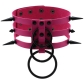 European and American Harajuku style rivet spike bondage collar collar personality exaggerated ring ring clavicle neck collar necklace