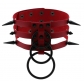 European and American Harajuku style rivet spike bondage collar collar personality exaggerated ring ring clavicle neck collar necklace