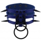European and American Harajuku style rivet spike bondage collar collar personality exaggerated ring ring clavicle neck collar necklace