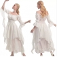 Medieval Halloween cos revival dress tied waist palace style long skirt European and American