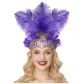 Hot selling Halloween headdress party dance performance headband colorful feather headband Christmas holiday headdress