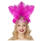 Hot selling Halloween headdress party dance performance headband colorful feather headband Christmas holiday headdress