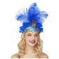 Hot selling Halloween headdress party dance performance headband colorful feather headband Christmas holiday headdress