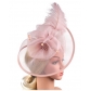Hot sale mesh feather headdress bow versatile headband hair accessories pearl party performance head flower clip style