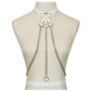 European and American jewelry Fashionable PU leather bondage collar waist chain Sexy hip-hop nightclub performance body chain