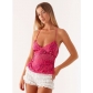 European and American new v-neck sequined camisole vest sparkling sexy casual top