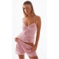 European and American new v-neck sequined camisole vest sparkling sexy casual top