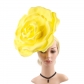 European and American fashion exaggerated curled foam flower bride photo big flower Jockey Club headband hat Christmas headdress hair accessories