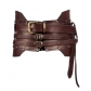 Hot sale medieval renaissance combat knight PU waist belt belt