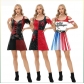 2025 new movie cosplay costume irregular clown female dress digital printing skirt female clothing