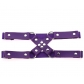 Personality fashion Harajuku punk style cross cross leather thigh ring sexy rivet elastic garter