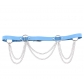 European and American new punk Gothic chain decorative belt personality fashion waist corset circle belt waist chain