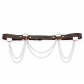 European and American new punk Gothic chain decorative belt personality fashion waist corset circle belt waist chain