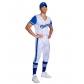 Striped sports baseball uniform party wear COS sexy cheerleading uniform cheerleading uniform Halloween costume