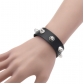 European and American street style punk rivet bracelet nightclub fashion couple jewelry exquisite single row bracelet bracelet jewelry