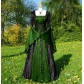 European and American medieval period European court style retro party dress dress women's long skirt
