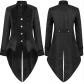 Mens Steampunk Tailcoat Jacket Gothic Victorian Frock Coat Clothing