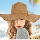 Fashion large brim hat for women large head circumference straw hat fisherman hat for women summer sun protection sun hat beach hat summer
