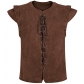Viking pirate cosplay suede T-shirt Halloween Renaissance deerskin vest vest cosplay