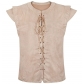 Viking pirate cosplay suede T-shirt Halloween Renaissance deerskin vest vest cosplay