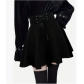 New fashion plaid tie high waist skirt all-match half-length tutu skirt