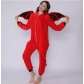 New hot sale red devil halloween costume vampire cartoon animal one-piece pajamas