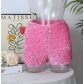 Hot sale European and American women's clothing 2025 new cocktail party elastic shorts sequin shorts