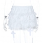 Dark pumpkin pants cross skirt 2025 new sweet and spicy pure desire versatile short skirt