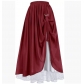 European and American Halloween pirate skirt Lace splicing large swing irregular skirt color matching