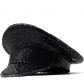 Navy hat women 2025 new black sequin party hat men spring sun hat fisherman hat