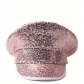 Navy hat women 2025 new black sequin party hat men spring sun hat fisherman hat